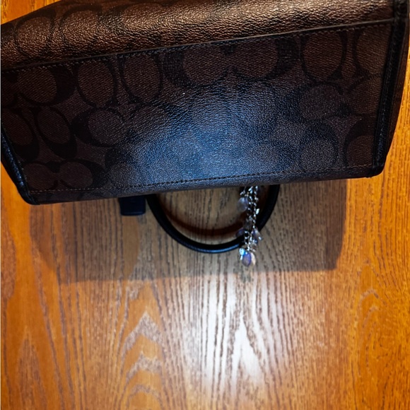 COACH F34084 SIGNATURE MINI BENNETT SATCHEL LIGHT GOLD/BROWN/BLACK - Picture 12 of 14